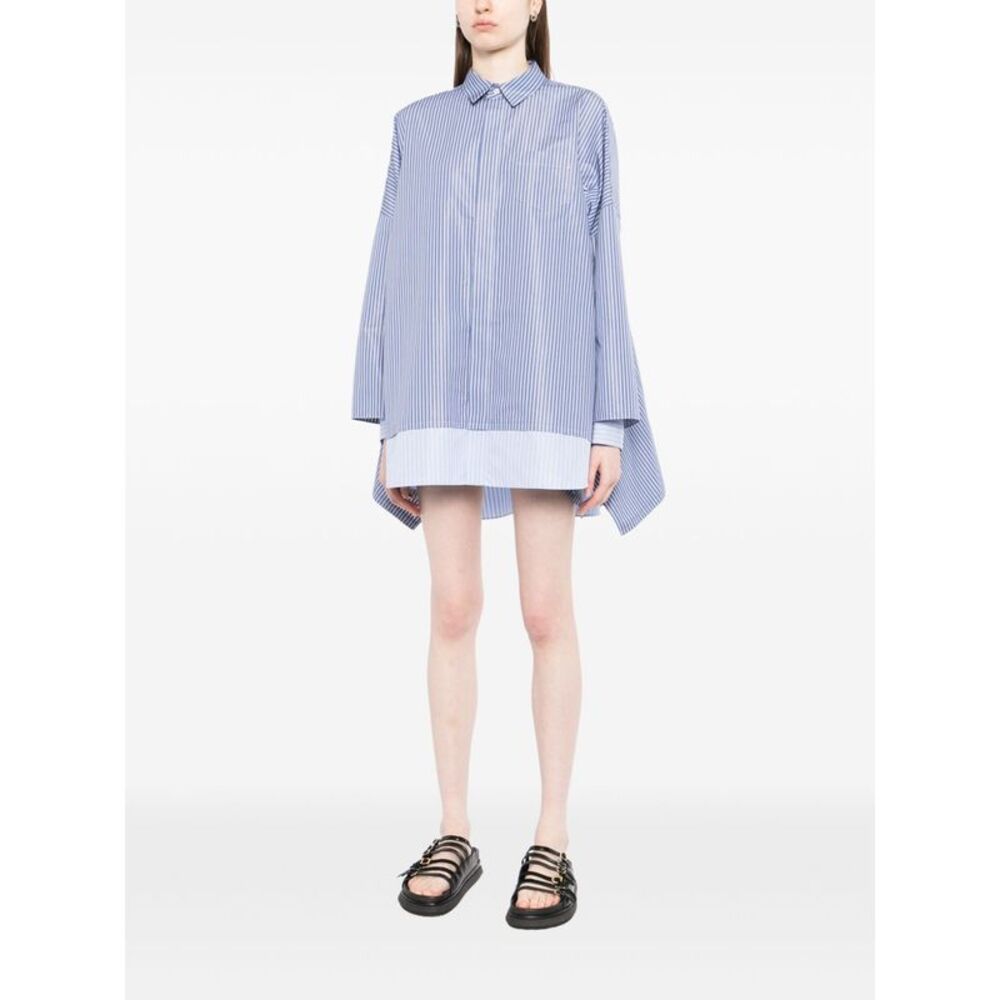 Sacai Women Striped Cotton Shirt - Picture 5 of 5